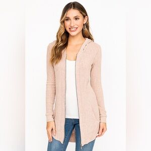 Splendid Zip Up Hooded Sweater
